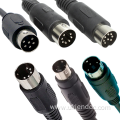 Male Female Din 8/7/13pin cable for Subwoofer home